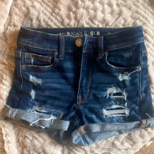 American eagle denim shorts